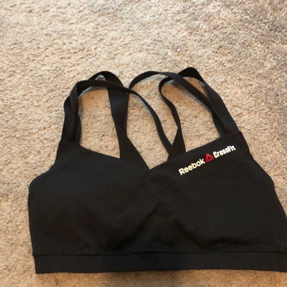 Reebok CrossFit sports bra And Red rogue tank $22